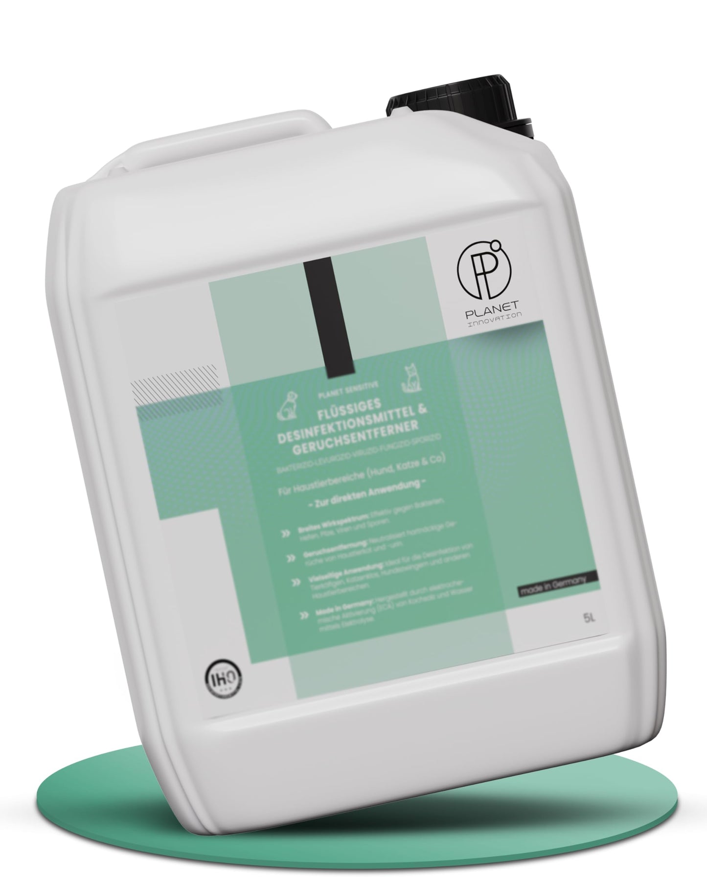 Haustier-Hygiene-Spray & Desinfektionsmittel für Hund, Katze & Co | Planet Sensitive® wirksam gegen Bakterien, Viren, Pilze & Sporen