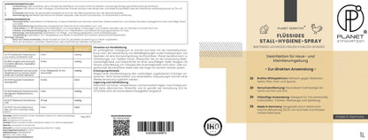Stall-Hygiene Spray – Desinfektionsmittel für Käfige, Ställe & Tierbereiche | Planet Sensitive® zur Flächendesinfektion & Geruchsneutralisierung