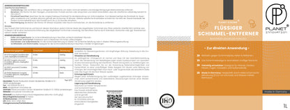 1L Schimmelentferner Aktivchlor wirksam gegen Schimmel & reduziert Gerüche